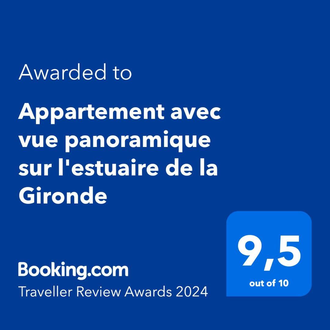 Appartement Avec Vue Panoramique Sur L'Estuaire De La Gironde Plassac  Esterno foto